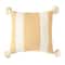 Hello Honey® Cream & Mustard Striped Pillow with Tassels